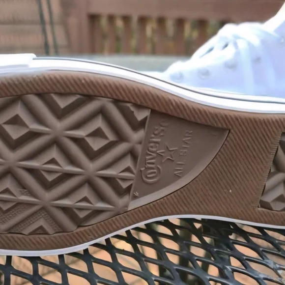 Converse White Platform High-Top Sneakers - Picture 4 of 5